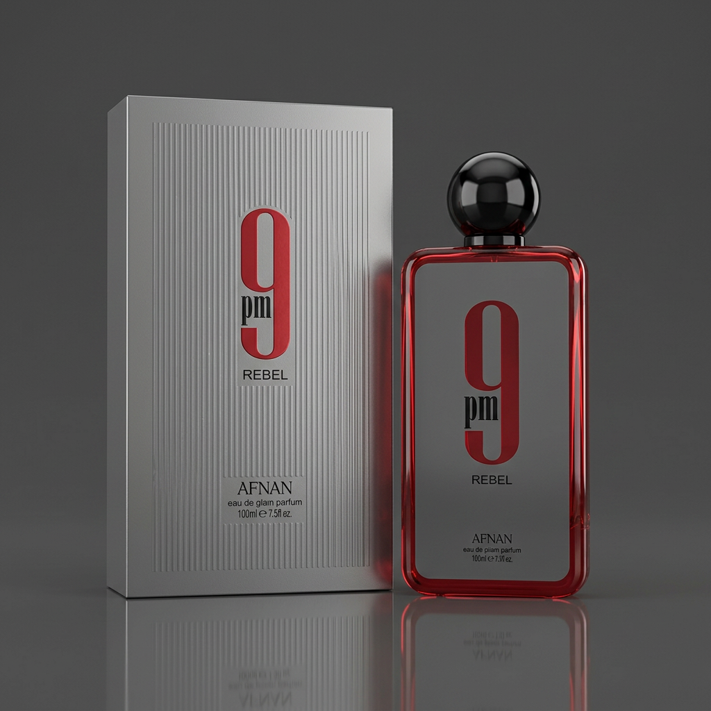 Afnan 9PM Rebel perfume bottle